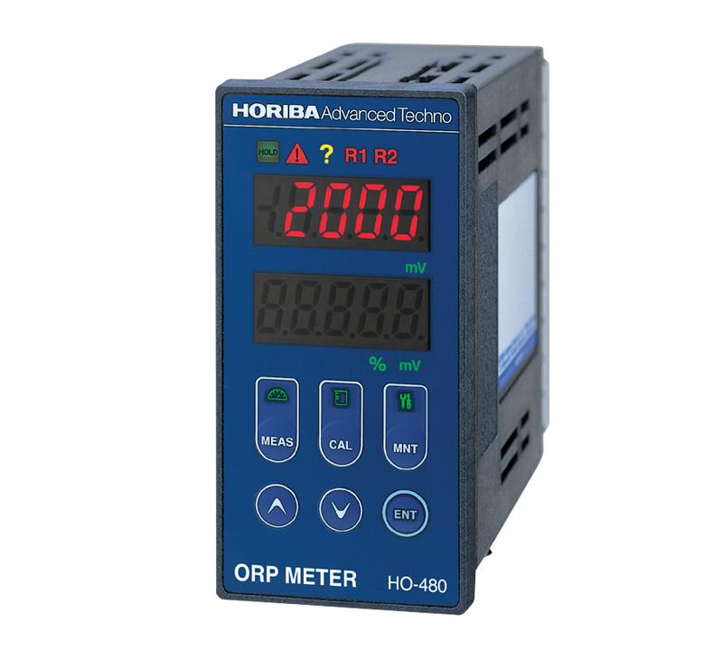 Máy đo nồng độ oxy hóa khử (ORP) online Horiba HO-480, Khoảng đo ± 2000 mV, 2 bộ relay, 4-20mA