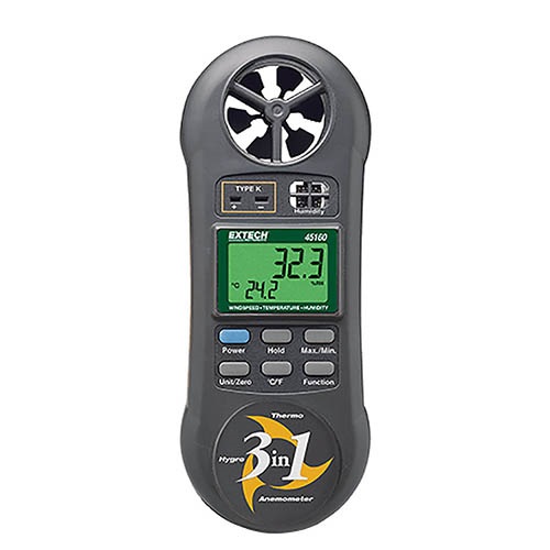 Máy đo tốc độ gió EXTECH 45160 (đo nhiệt độ, độ ẩm, 30m/s)