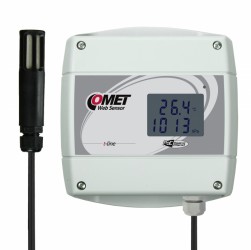 Cảm biến web PoE giám sát thời tiết đo nhiệt độ, độ ẩm giao diện Ethernet - Hãng COMET 