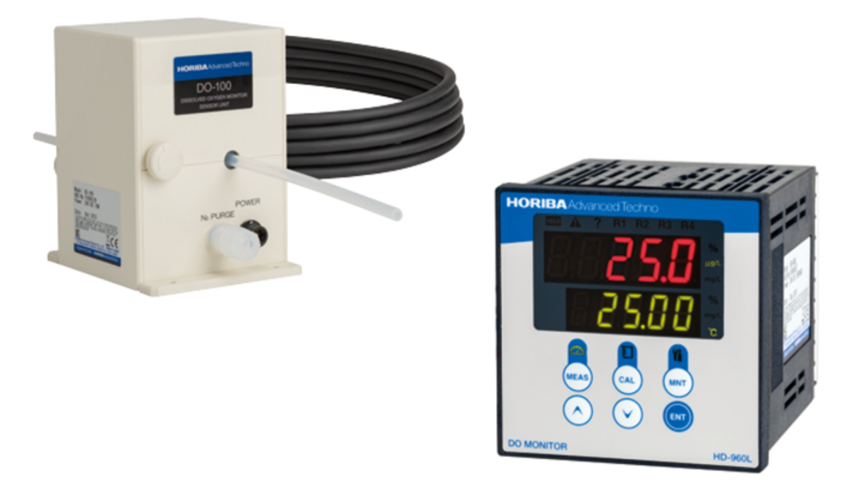 Thiết bị đo Oxy O2 hòa tan HORIBA, Dissolved Oxygen Monitor, model HD-960L, DO-100