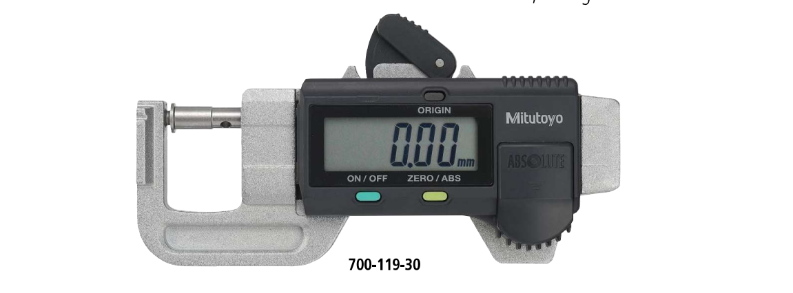 Thước đo độ dày điện tử 0-.5"/12mm Model: 700-119-30